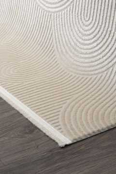 Koza Halı Lara Özel Ebat Kesme Halı A0336C Bej