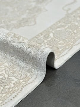 Woolen Halı Victoria Viscon Akrilik Halı 6010 BEJ