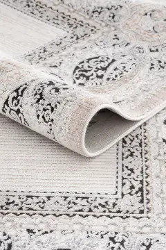 Koza Halı Şimal Klasik Salon Halısı A3553D Gri Bej