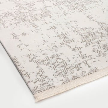 Bahariye Halı Simge Özel Ebat C071 Gri 118 cm