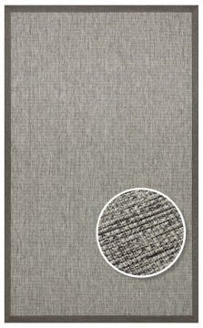 Eko Halı Ventura Bordür Sisal VNT2705 Grey BRD Dark Mix