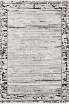 Marcel Eskitme Tarz Halı B799 GRİ : BEYAZ 116x190