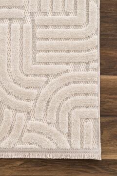 Koza Halı Lisbon İskandinav Tarz Halı A1761B Bej