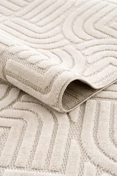 Koza Halı Lisbon İskandinav Tarz Halı A1761B Bej