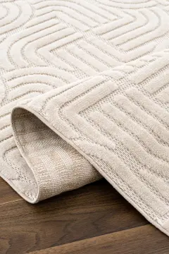 Koza Halı Lisbon İskandinav Tarz Halı A1761B Bej