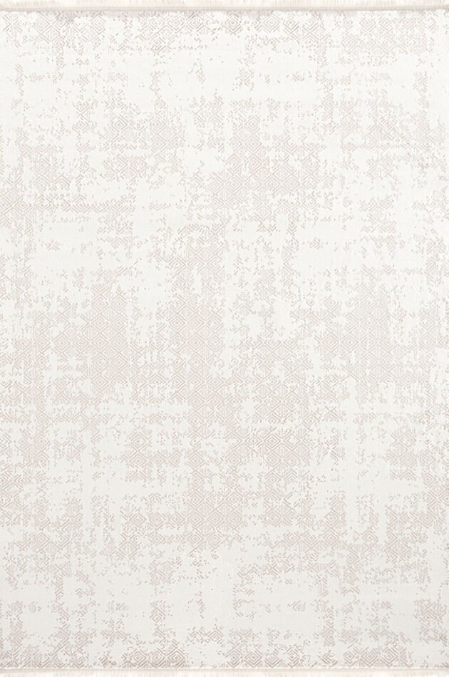Bahariye Halı Simge Özel Ebat C071 Beyaz-Bej 118 cm