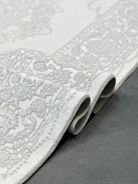 Woolen Halı Victoria Viscon Akrilik Halı 6011 GRİ