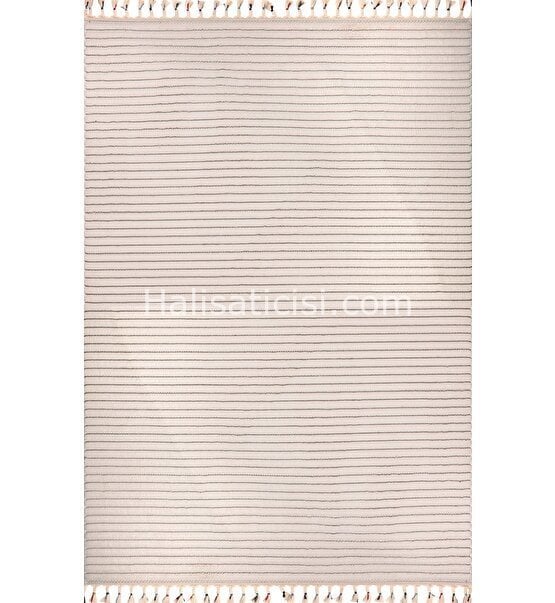 Gümüşsuyu Deco Alvin 12612 Krem Özel Ebatlı Kesme Halı