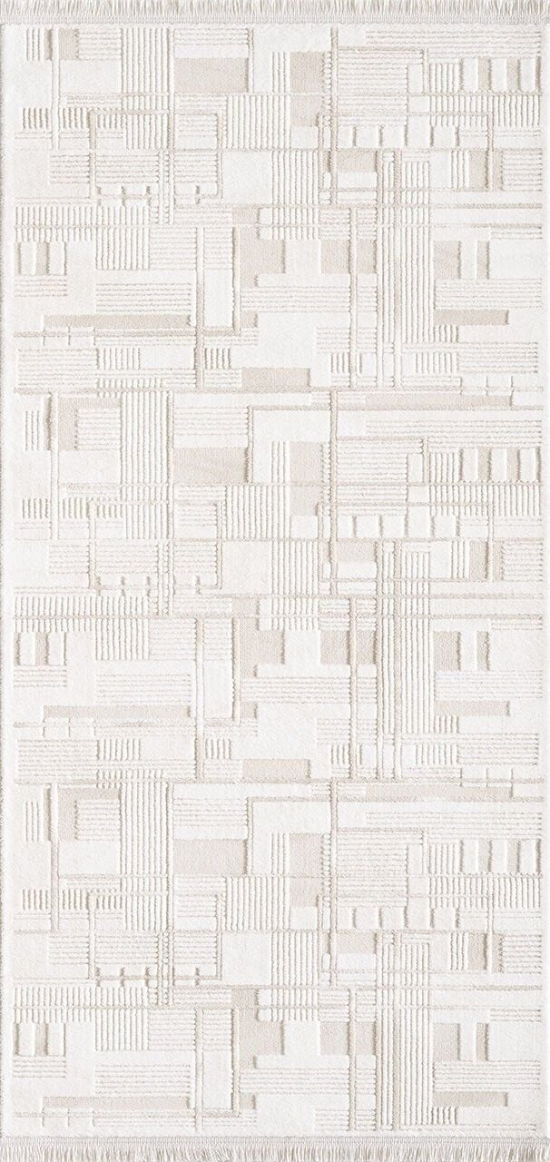 Artemis Samoa 02378B Krem Çizgili Halı