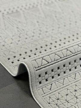 Woolen Halı Lavinia Moden Anti Alerjik Halı 8604 ANTRASİT