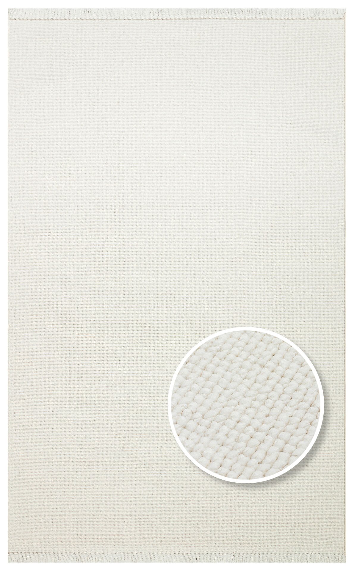 Eko Halı Oslo Bukle Halı OSL PLAIN White