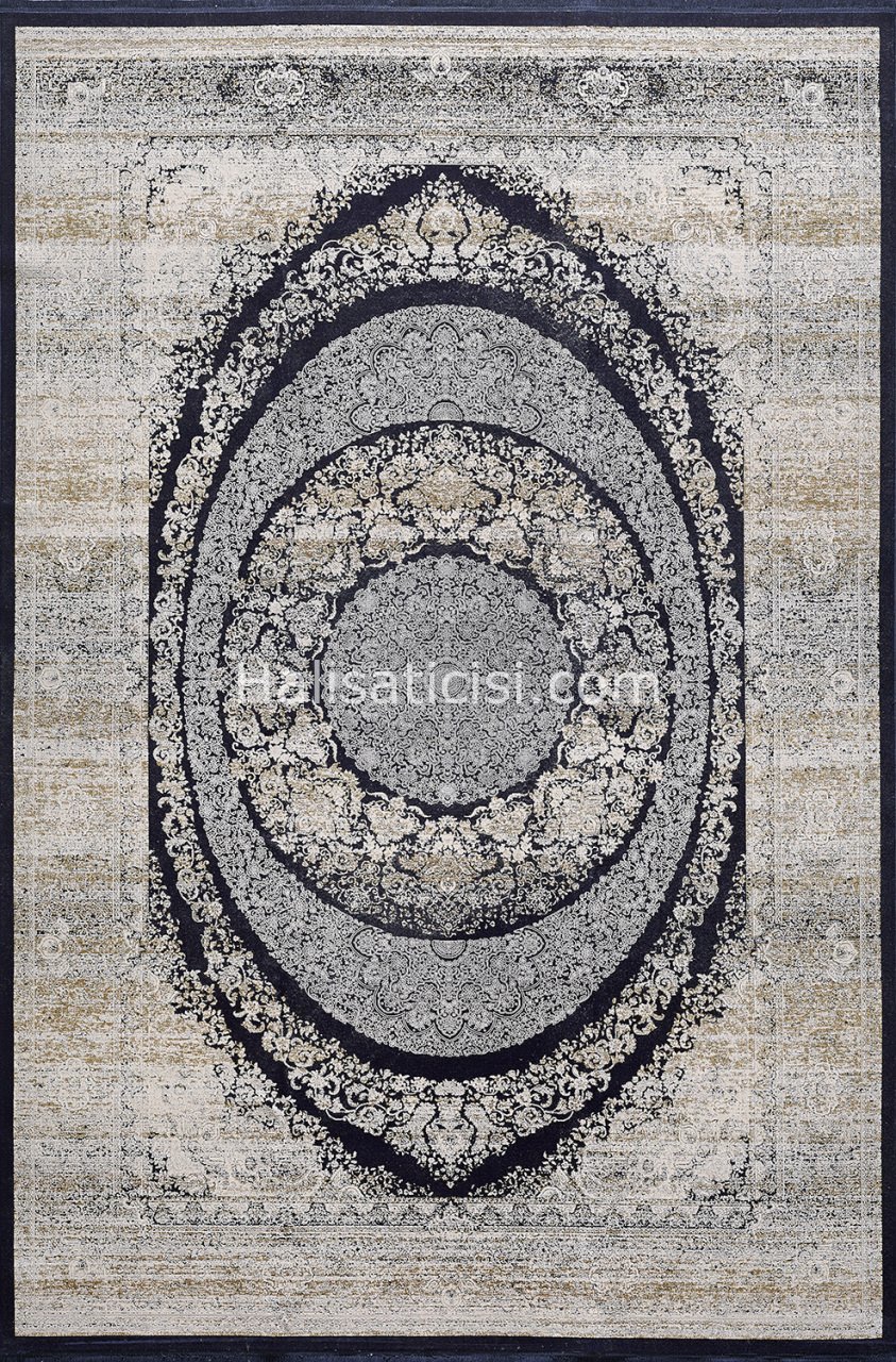 Artemis Bella 06470A Lacivert Bej Halı