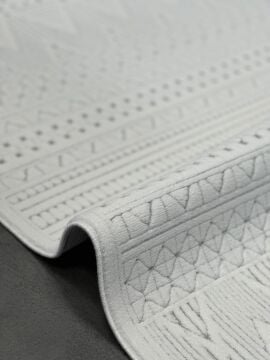 Woolen Halı Lavinia Moden Anti Alerjik Halı 8605 KREM