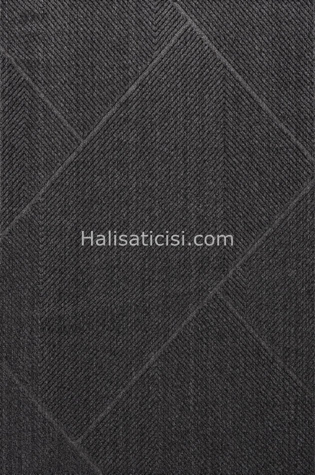 Scandi İskandinav Tarz Bukle HalıA860 GRİ ANTRASİT 133x190