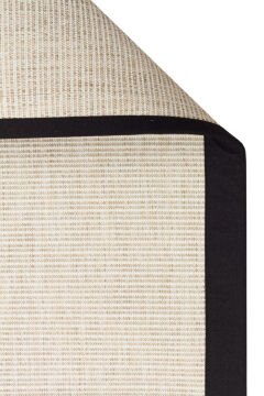 Eko Halı Ventura Bordür Sisal VNT2706 Cream BRD Black
