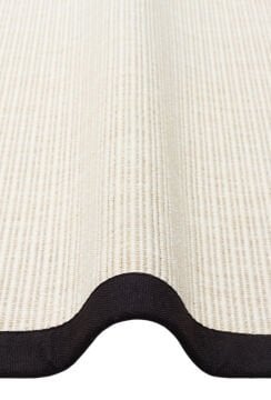 Eko Halı Ventura Bordür Sisal VNT2706 Cream BRD Black