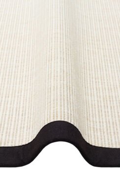 Eko Halı Ventura Bordür Sisal VNT2706 Cream BRD Black
