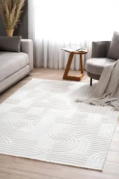 Koza Halı Lisbon İskandinav Tarz Halı A1766A Krem