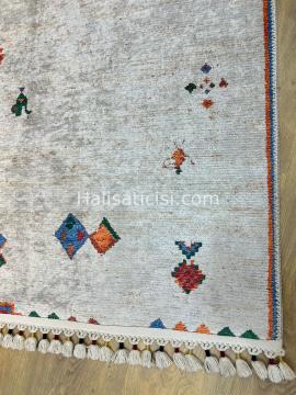 Salerno Çamaşır Makinesinde Yıkanabilir Kilim Halı HS1024