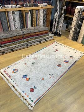 Salerno Çamaşır Makinesinde Yıkanabilir Kilim Halı HS1024 100X200