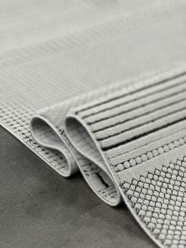 Woolen Halı Lavinia Moden Anti Alerjik Halı 8606 ANTRASİT