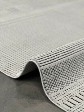 Woolen Halı Lavinia Moden Anti Alerjik Halı 8606 ANTRASİT