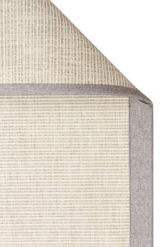 Eko Halı Ventura Bordür Sisal VNT2706 Cream BRD Grey