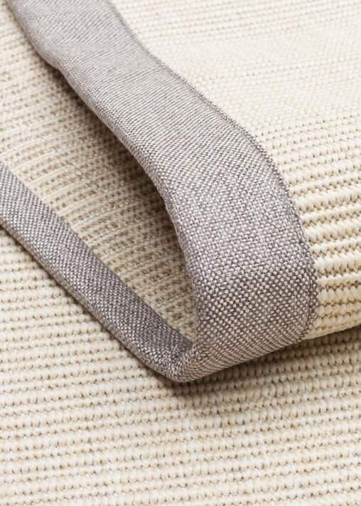 Eko Halı Ventura Bordür Sisal VNT2706 Cream BRD Grey