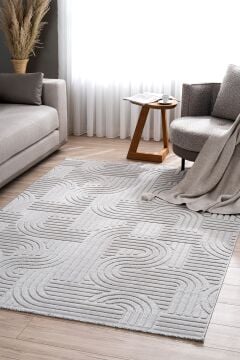 Koza Halı Lisbon İskandinav Tarz Halı A1766C Gri