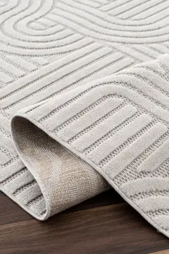 Koza Halı Lisbon İskandinav Tarz Halı A1766C Gri