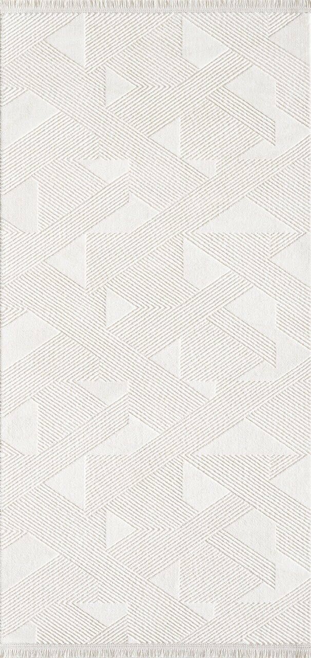 Artemis Samoa 02387A Krem Çizgili Halı 100X200