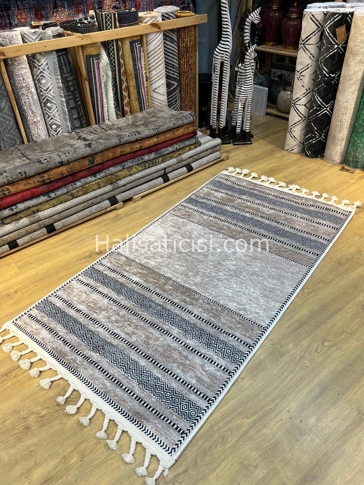 Salerno Çamaşır Makinesinde Yıkanabilir Kilim Halı HS1025 100X200