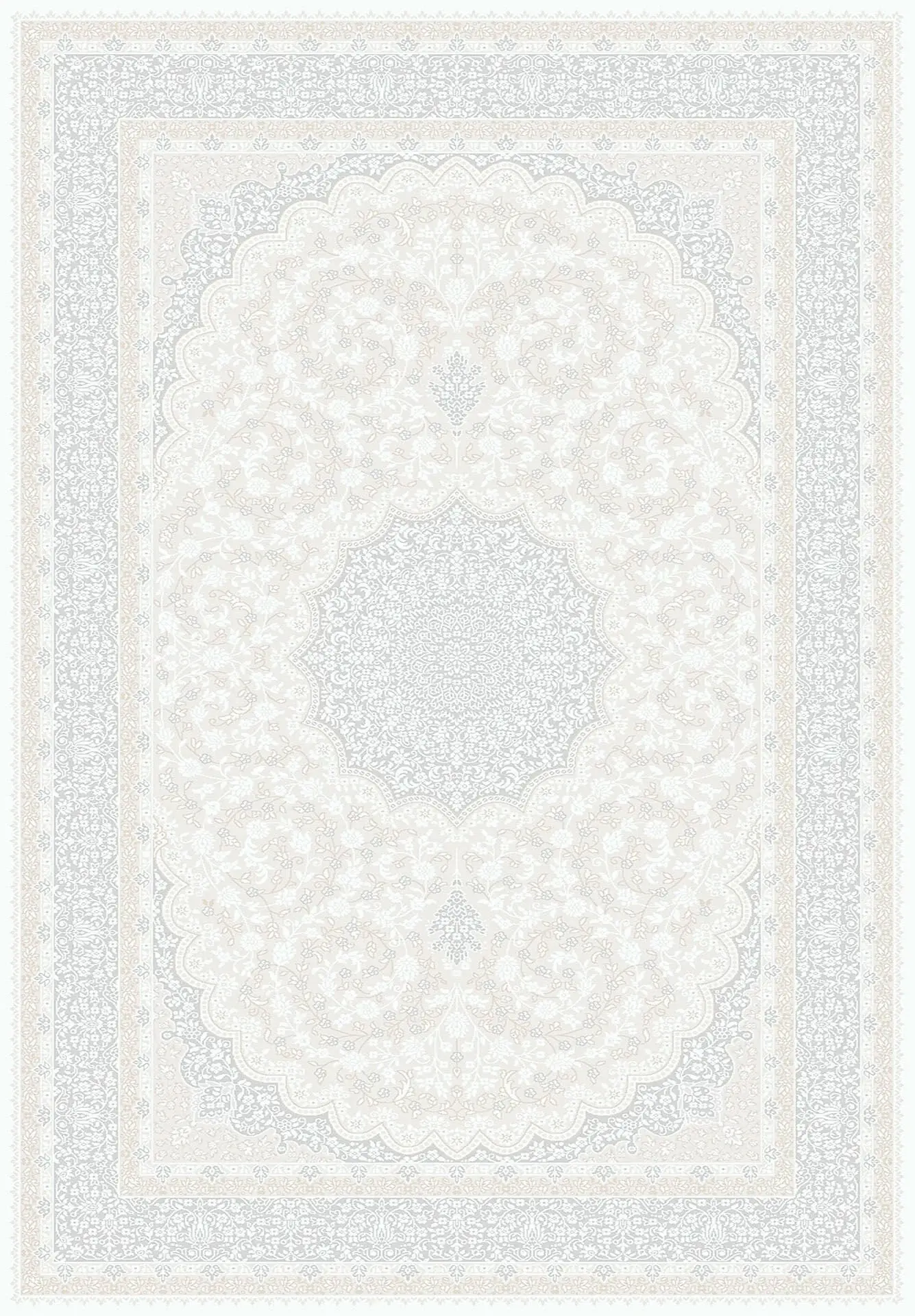 Bahariye Halı Deniz DN02A Gri