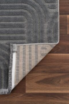 Koza Halı Lisbon İskandinav Tarz Halı A1766D Antrasit