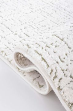 Bahariye Halı Ezgi Özel Ebat A254 Beyaz Yeşil