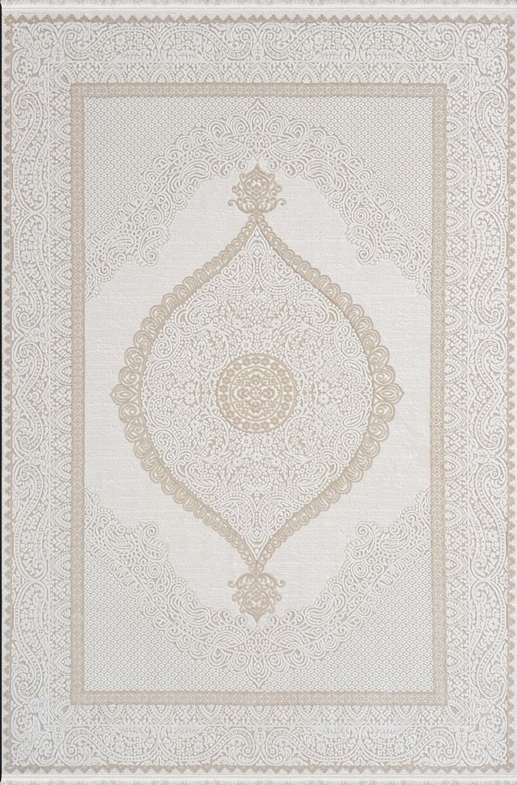 Woolen Halı Palace Modern Akrilik Halı 4852 BEJ