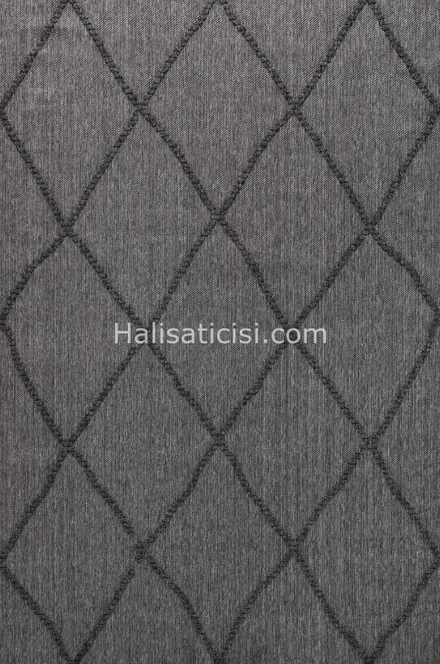 Scandi İskandinav Tarz Bukle Halı B808 GRİ  ANTRASİT 133x190