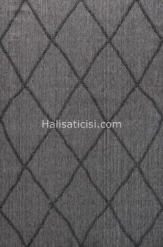 Scandi İskandinav Tarz Bukle Halı B808 GRİ  ANTRASİT 133x190