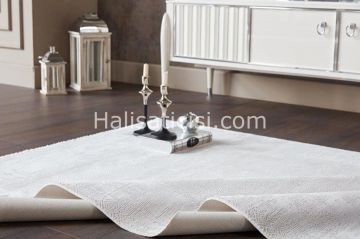 Gümüşsuyu Halı Black&Brown 13587 Beyaz