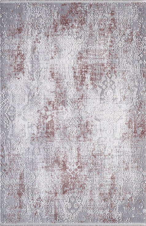 Artemis Halı Dıor 5858B VİŞNE GRİ 100X200