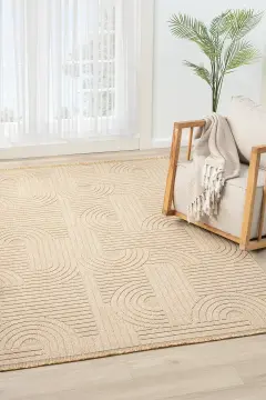 Seyran Halı Loopy Bukle Halı 623 Bej