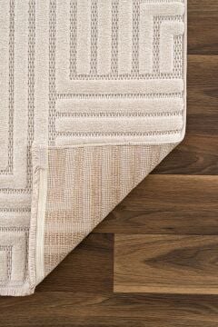 Koza Halı Lisbon İskandinav Tarz Halı A1772B Bej