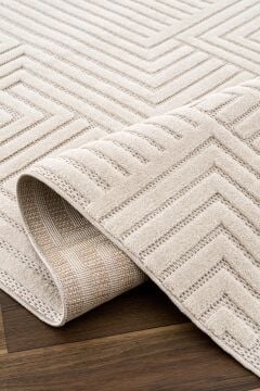 Koza Halı Lisbon İskandinav Tarz Halı A1772B Bej