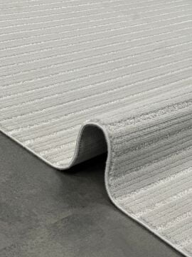 Woolen Halı Lavinia Moden Anti Alerjik Halı 8609 GRİ