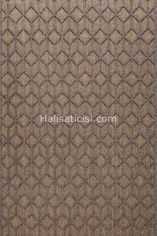 Scandi İskandinav Tarz Bukle Halı B810 GOLD ANTRASİT 133x190