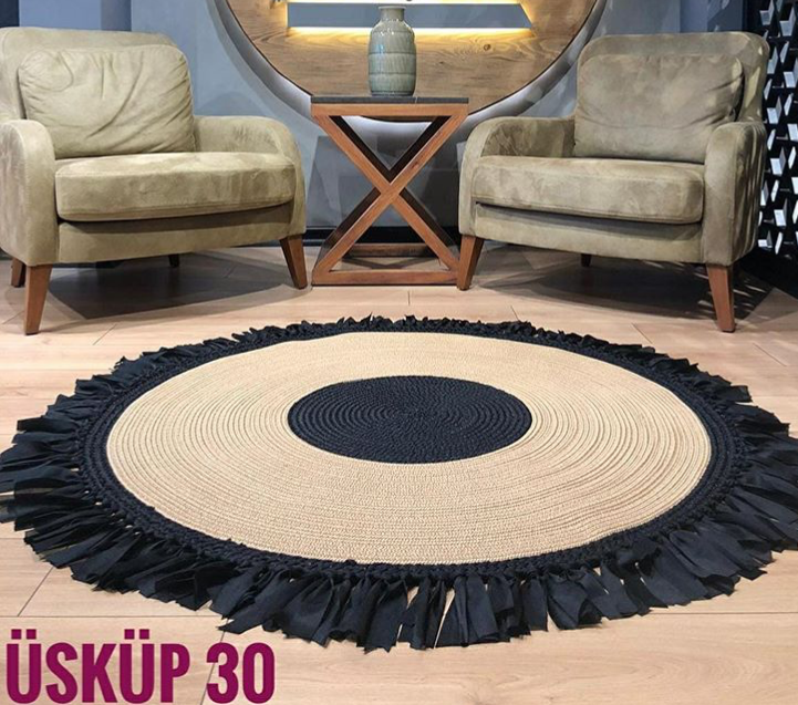 Jüt Halı Doğal El Yapımı Model:423