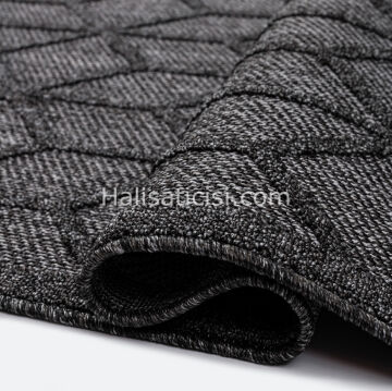 Scandi İskandinav Tarz Bukle Halı \B810 GRİ  ANTRASİT