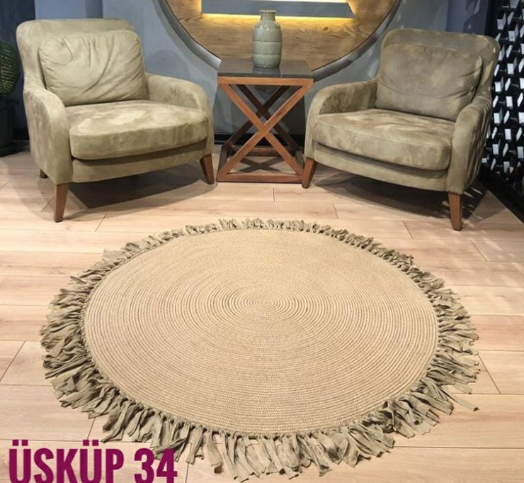 Jüt Halı Doğal El Yapımı Model:307
