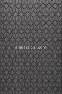 Scandi İskandinav Tarz Bukle Halı \B810 GRİ  ANTRASİT 133x190