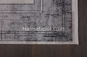 Gümüşsuyu Halı Black&Brown 13917 Gri